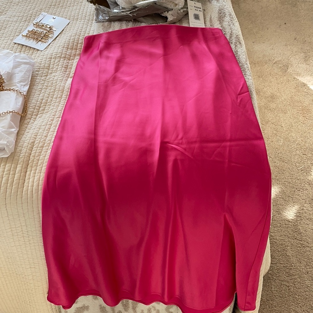 Pink skirt